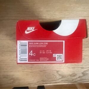 Nike toddler girl dunk low